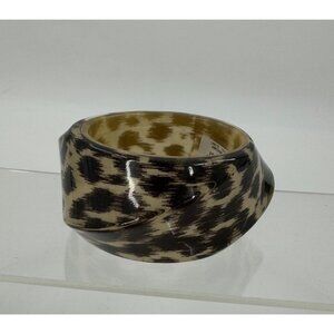 Kate Spade New York Pop Art Ikat Leopard Print Resin Bangle Bracelet